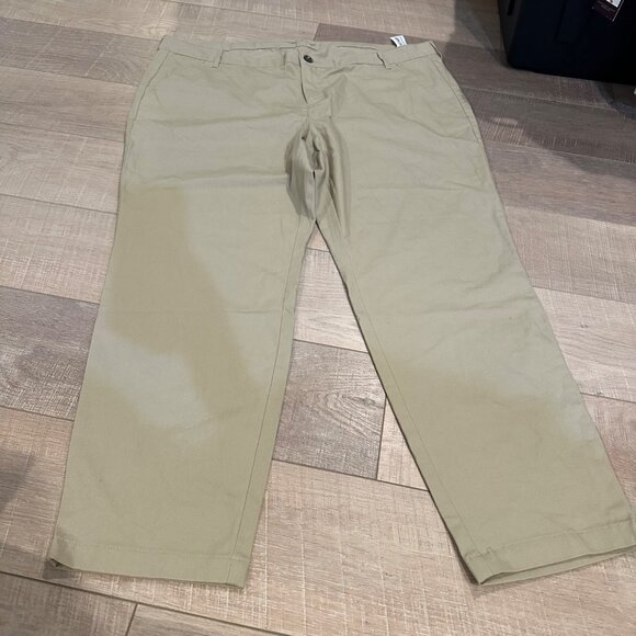 OLD NAVY WOMENS KHAKI PANTS SIZE 20 ADJUSTABLE WAIST NEW SKINNY STRETCH - Picture 2 of 13
